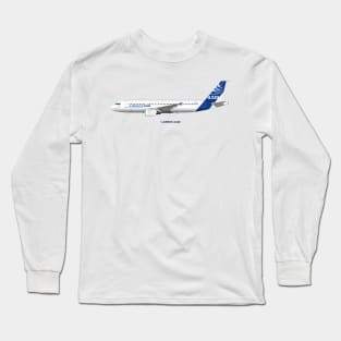 Airbus A320 with Winglets Long Sleeve T-Shirt